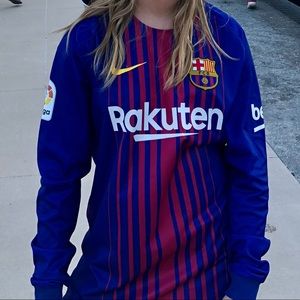 Barcelona FC Messi jersey Long Sleeve